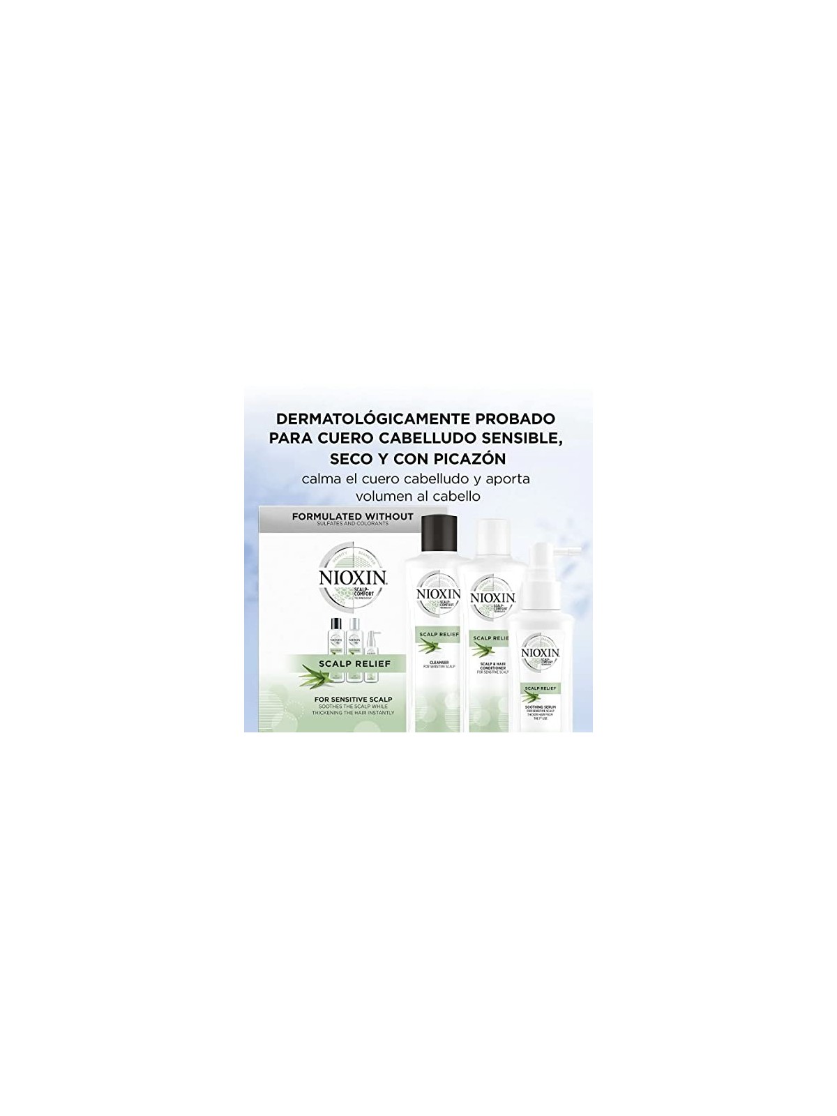 Nioxin SCALP RELIEF Detergente per Cuoio Capelluto Sensibile 200 ml