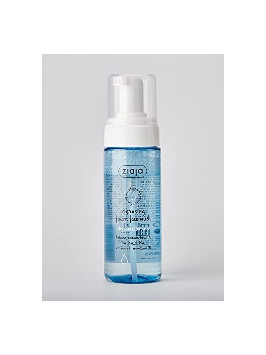 Detergente viso in schiuma pelle secca e sensibile 150ml