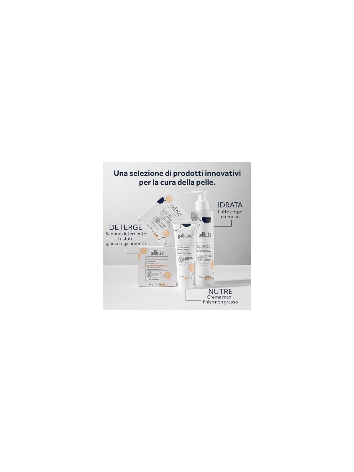 Gallinï¿½ï¿½e Microbiome Skincare Unscented Cleansing Bar 100g