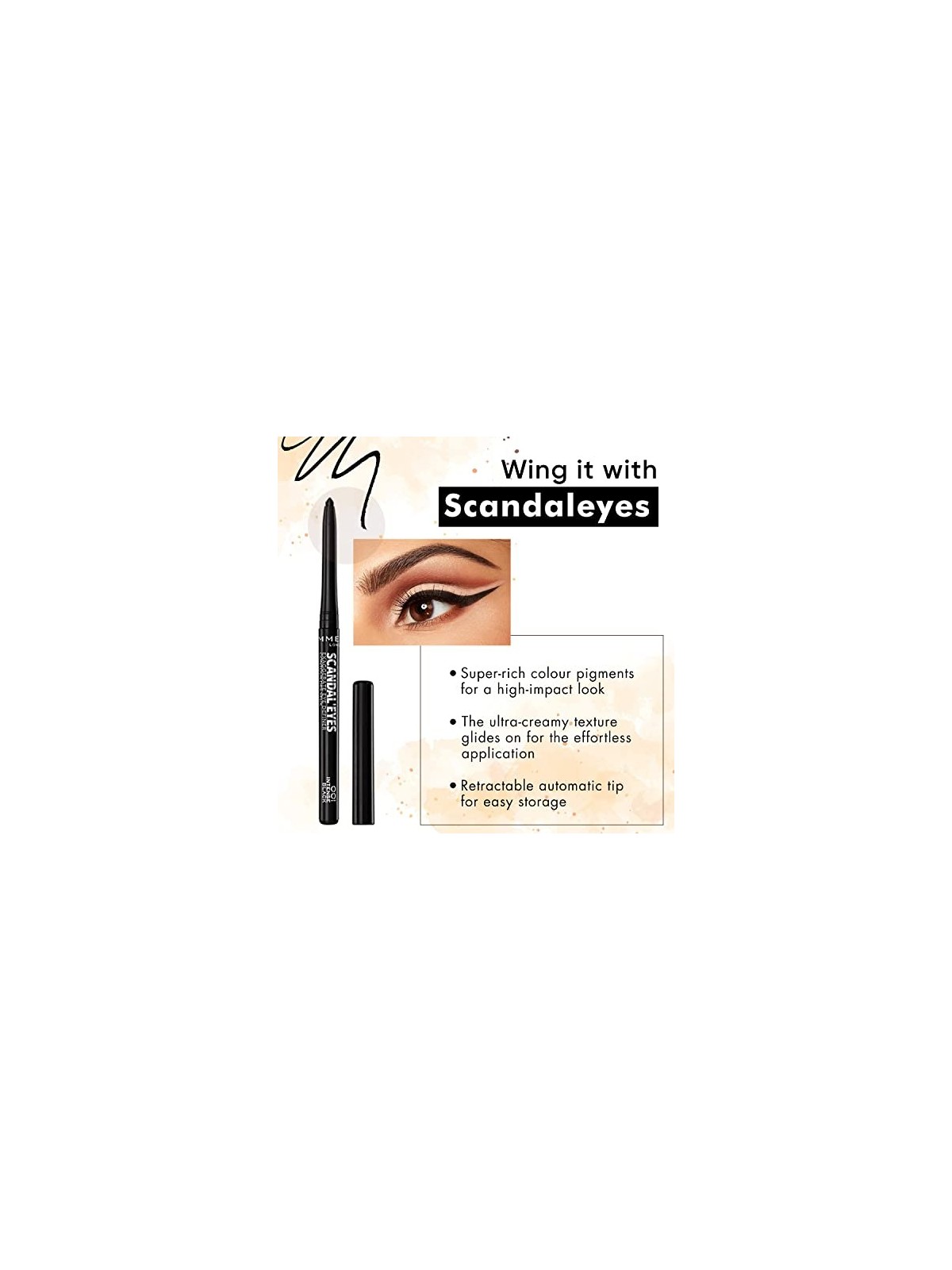 Rimmel Scandal Eyes Exaggerate Eye Definer Nero 0,35 g