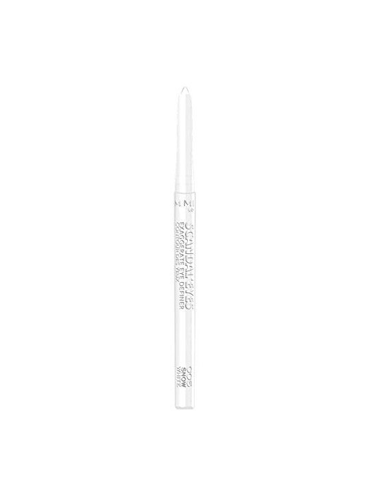 Rimmel London SCANDALEYES AUTOMATIC eyeliner bianco 035 gr donna