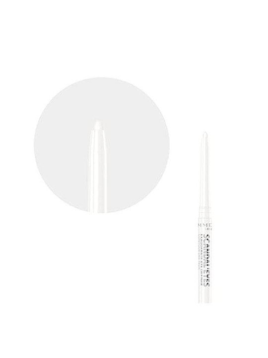 Rimmel London SCANDALEYES AUTOMATIC eyeliner bianco 035 gr donna