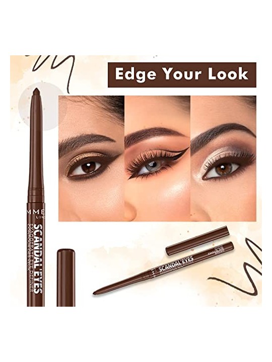 Rimmel Scandal Eyes Exaggerate Eye Definer Marrone Cioccolato 0,35 g