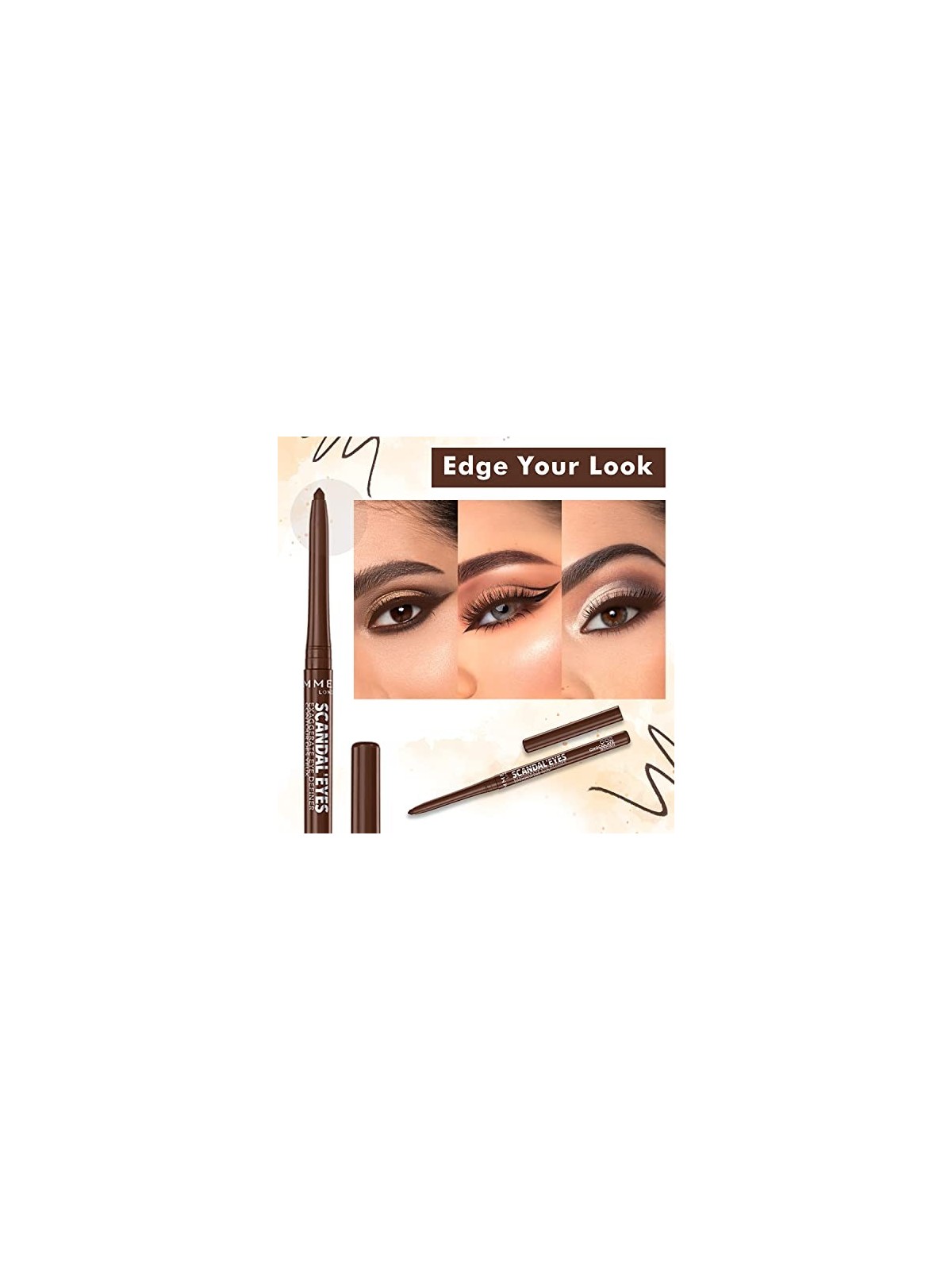 Rimmel Scandal Eyes Exaggerate Eye Definer Marrone Cioccolato 0,35 g