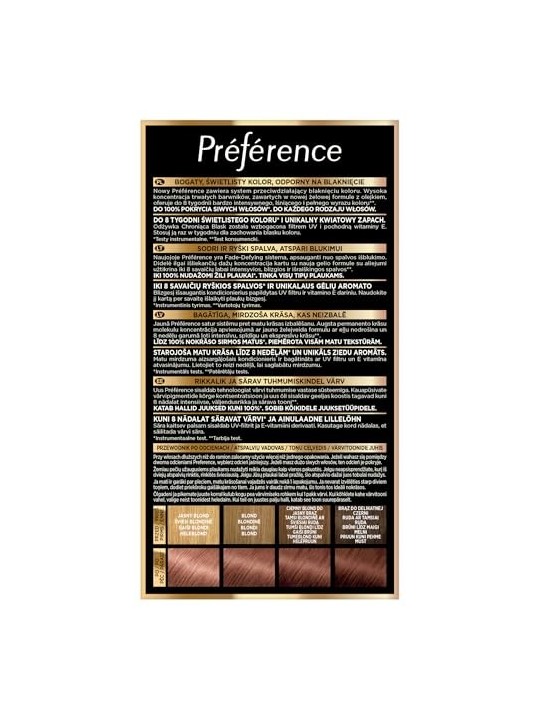 Tintura per capelli Preference 723 Dark Rose Gold