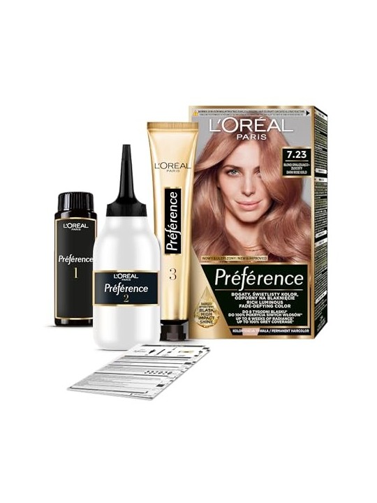 Tintura per capelli Preference 723 Dark Rose Gold