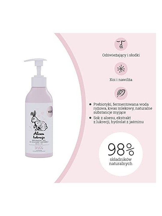 Gel igiene intima naturale Aloe e Liquirizia 300ml