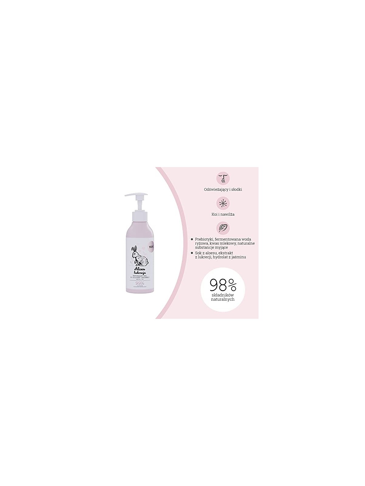 Gel igiene intima naturale Aloe e Liquirizia 300ml