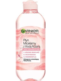 GARNIER Skin Naturals Fluido micellare alla rosa per il viso 400ml
