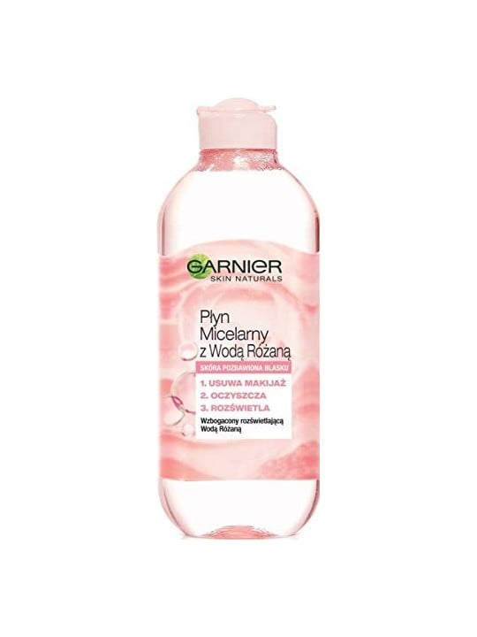GARNIER Skin Naturals Fluido micellare alla rosa per il viso 400ml