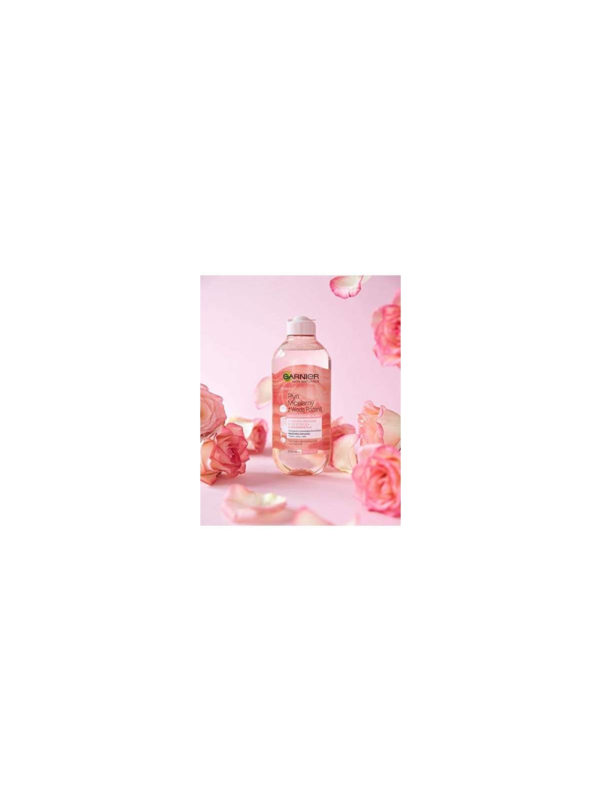 GARNIER Skin Naturals Fluido micellare alla rosa per il viso 400ml