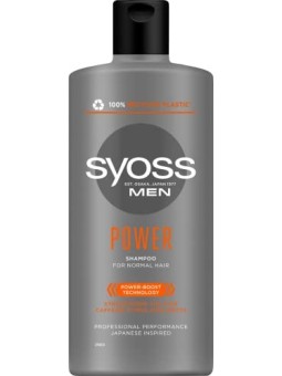 Syoss Men's Power Shampoo for Normal Hair 500 ml