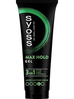 SYOSS Gel Max Hold gel per capelli per una tenuta mega-forte