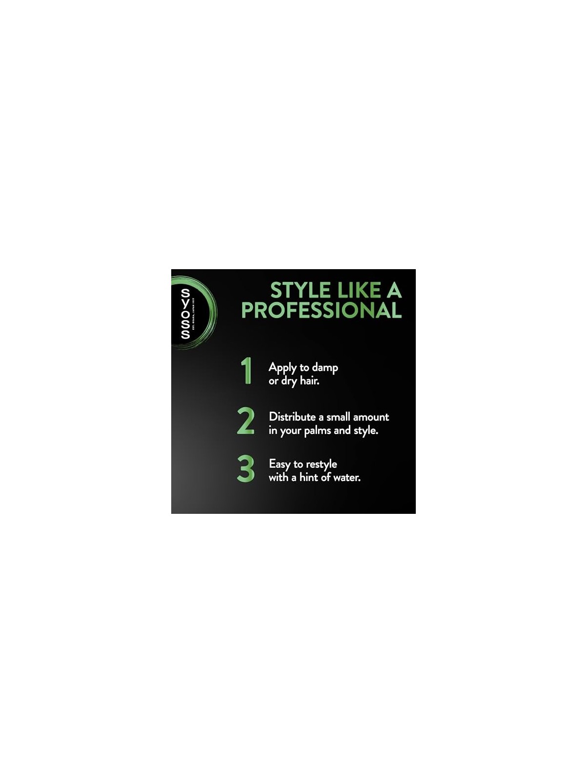 SYOSS Gel Max Hold gel per capelli per una tenuta mega-forte