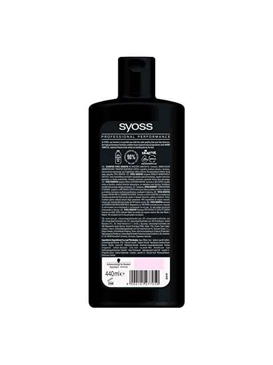Shampoo Syoss Cheratina per capelli deboli 500 ml