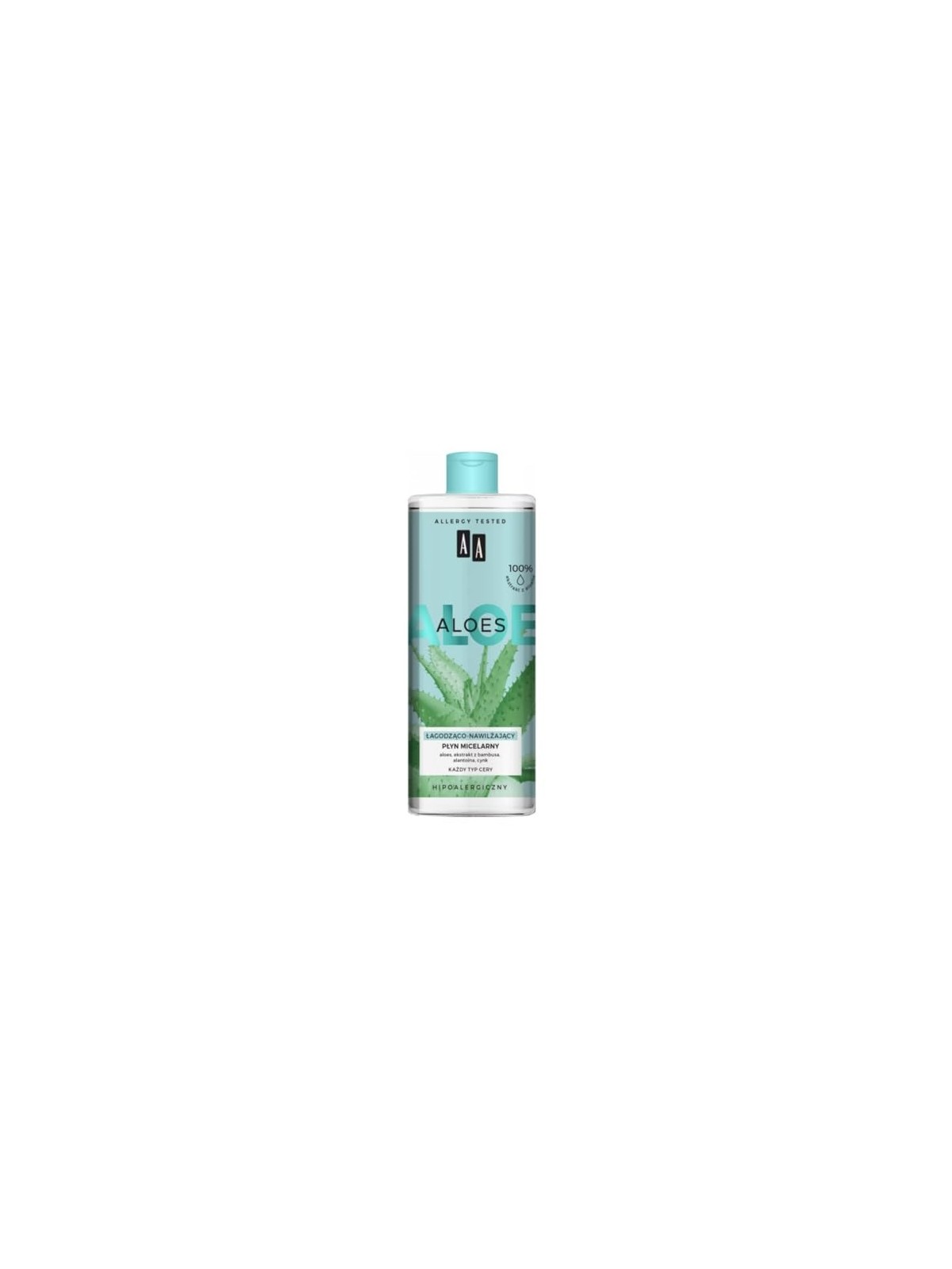 AA Aloes 100 Estratto di Aloe Vera fluido micellare lenitivo e idratante 400ml