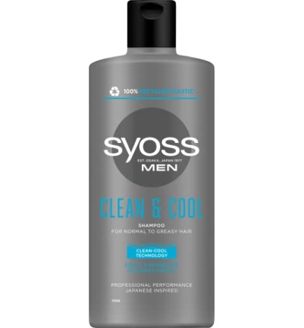 Syoss Uomo Shampoo Pulito Fresco 440ml