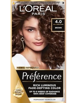 LOREAL Preference Hair Dye 40 Tahiti Brown