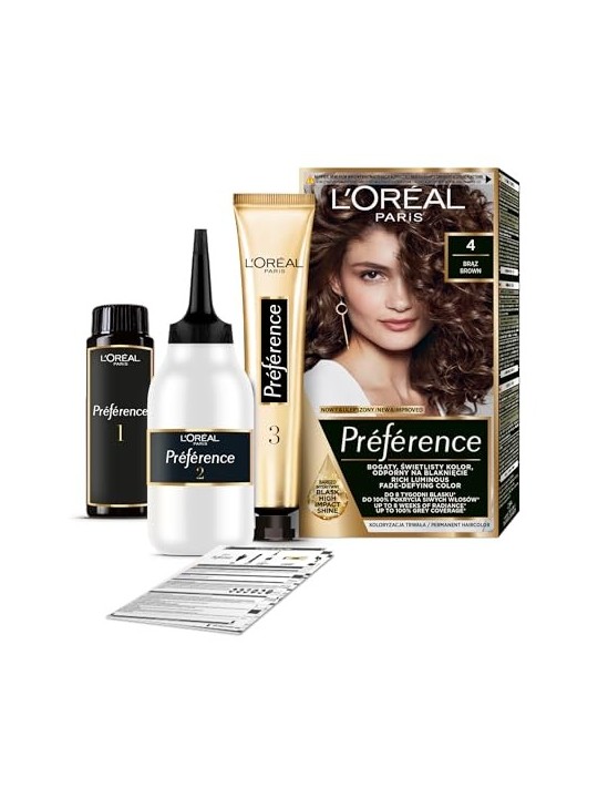 LOREAL Preference Hair Dye 40 Tahiti Brown