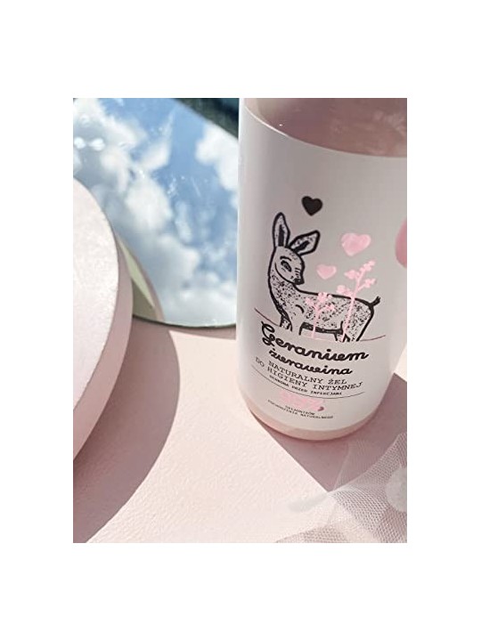 Gel igiene intima naturale Geranio e Mirtillo Rosso 300ml