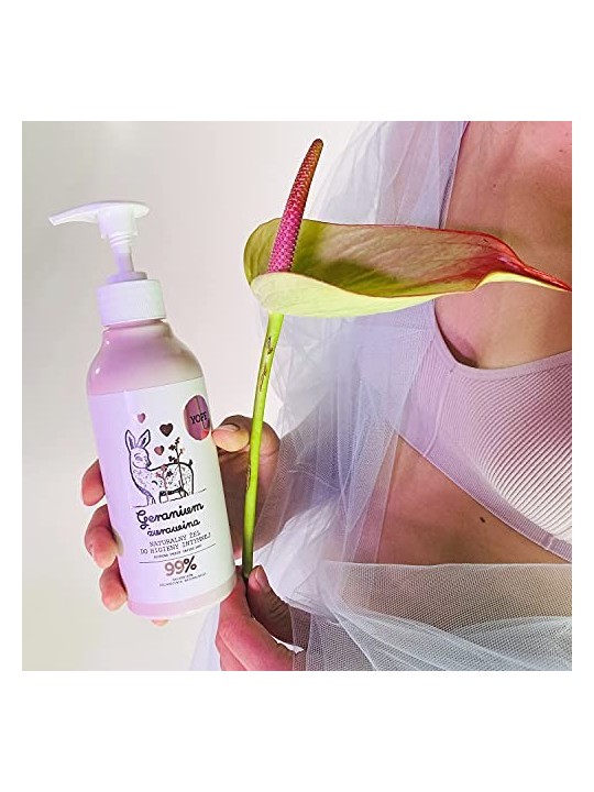 Gel igiene intima naturale Geranio e Mirtillo Rosso 300ml