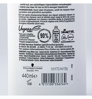 Syoss Repair Conditioner for Dry and Damaged Hair 500ml