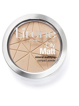 LIRENE City Matt Cipria compatta opacizzante minerale 01 Trasparente 9g