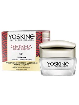 YOSKINE Geisha Gold Secret 65 crema con alga nori rassodante antirughe giorno e notte 50ml