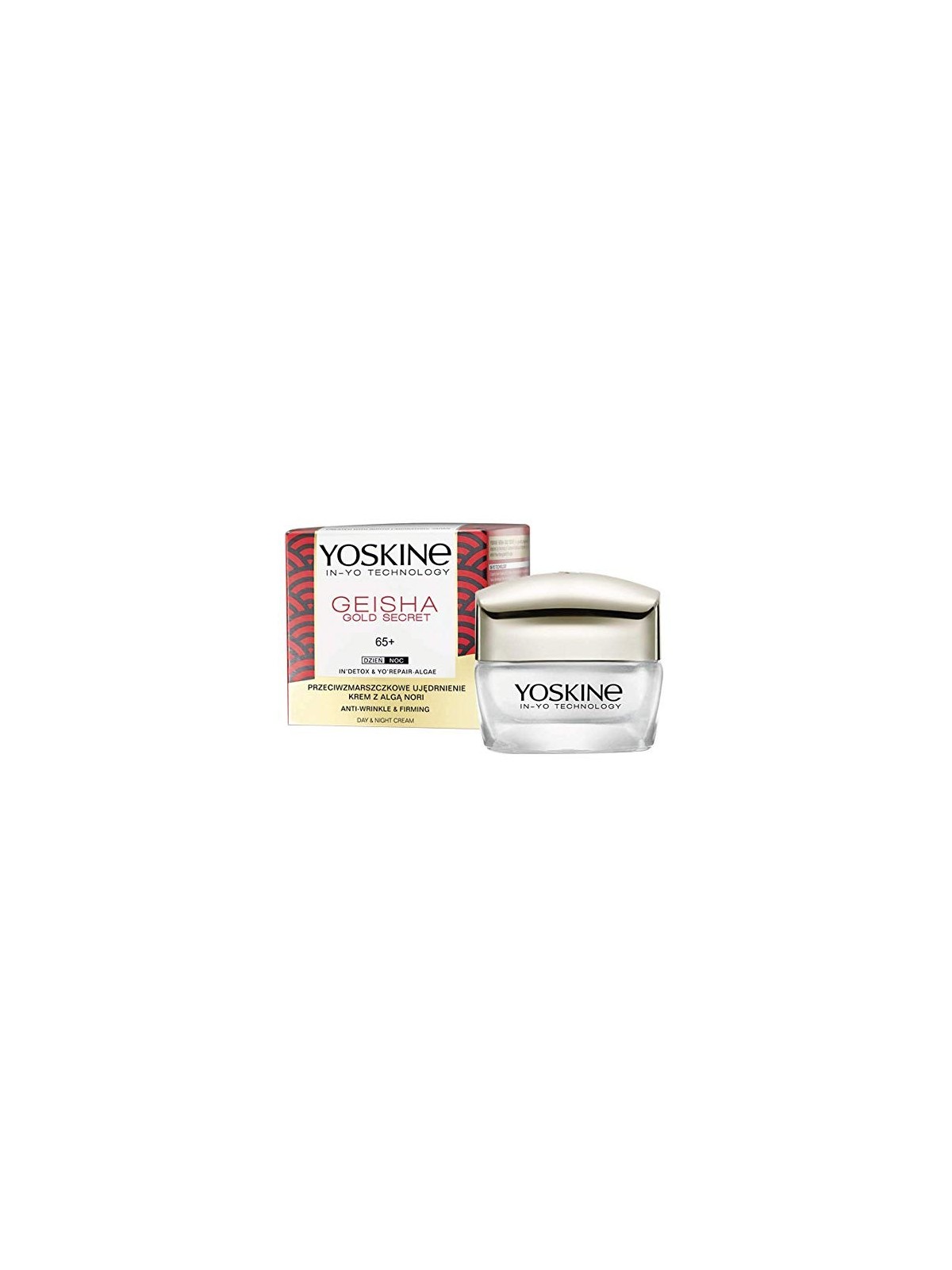 YOSKINE Geisha Gold Secret 65 crema con alga nori rassodante antirughe giorno e notte 50ml