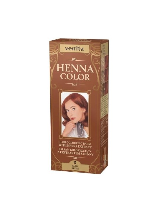 VENITA Henna Color balsamo colorante con estratto di henn 8 Rubin 75ml
