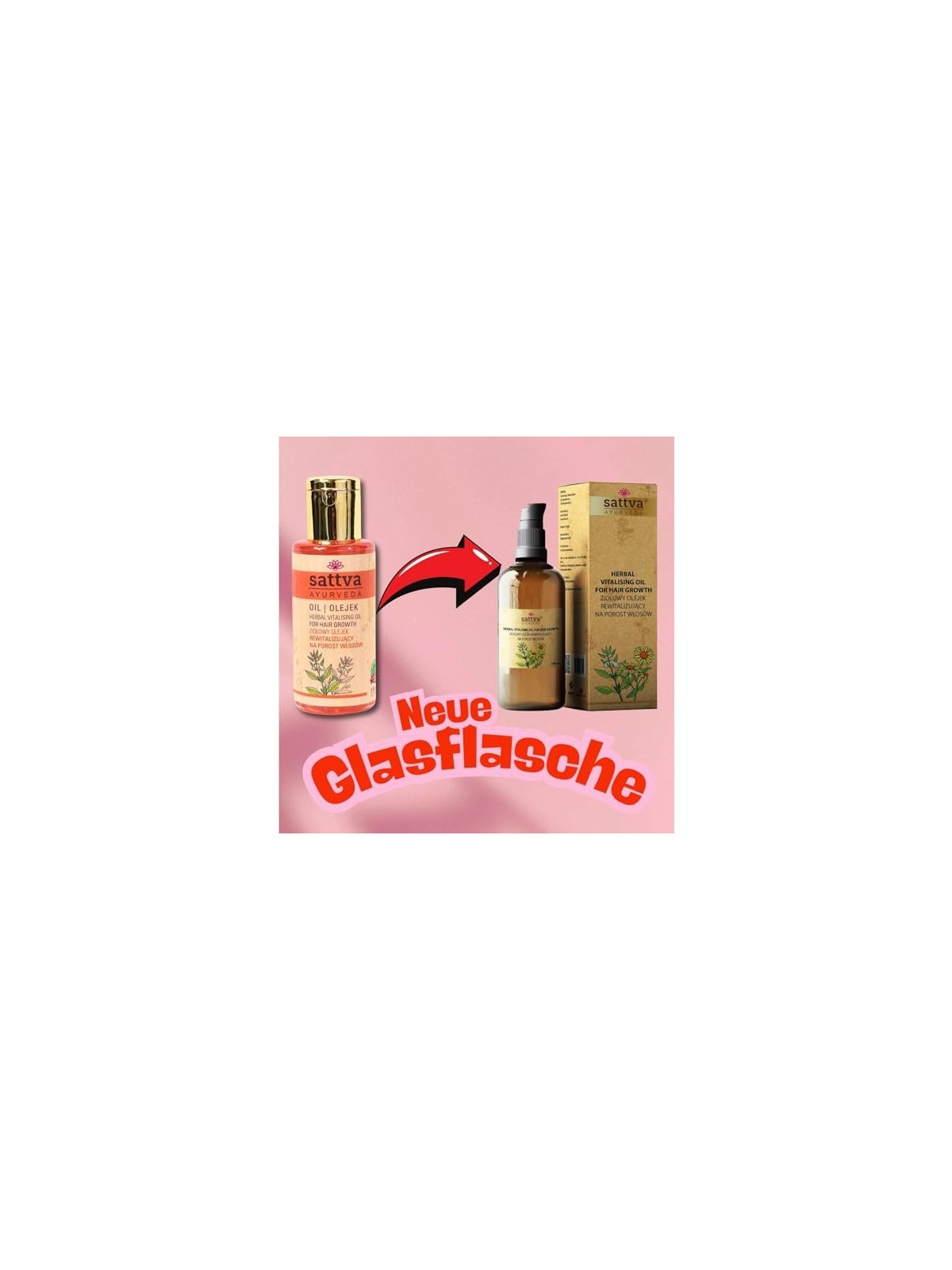Olio rivitalizzante alle erbe SATTVA