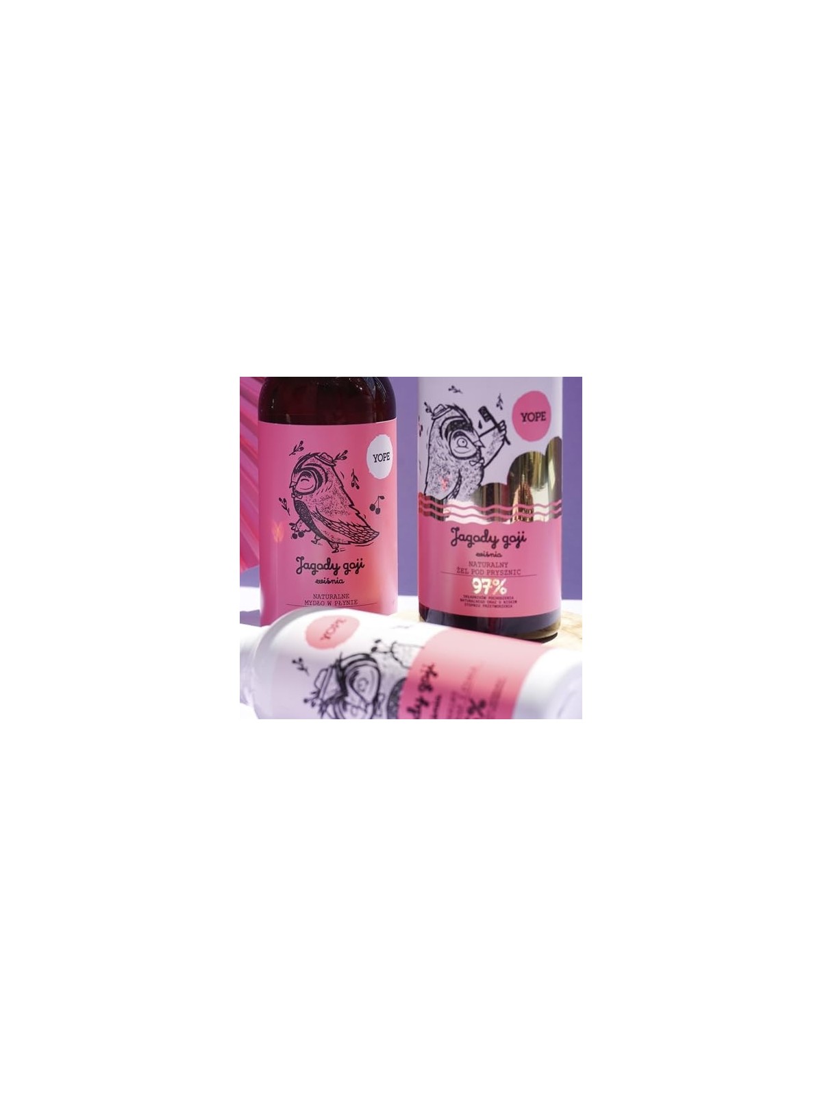 Gel doccia naturale Bacche di Goji e Ciliegia 400ml