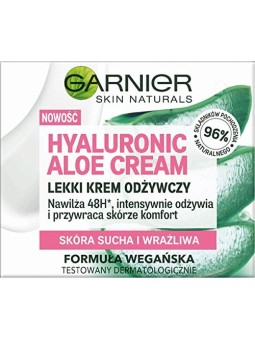 GARNIER Skin Naturals Hyaluronic Aloe Cream crema nutriente leggera 50ml