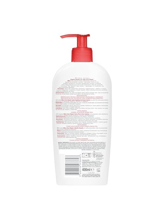 MIXA Cica Balsamo corpo ricco riparatore per pelli molto secche 400ml