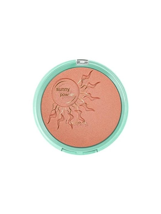 Cipria solare viso e corpo LOVELY Sunny Powder con particelle d'oro 23g