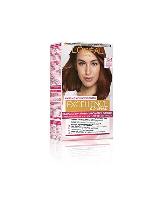 Tintura per capelli Excellence Creme 454 Castano Rame Mogano