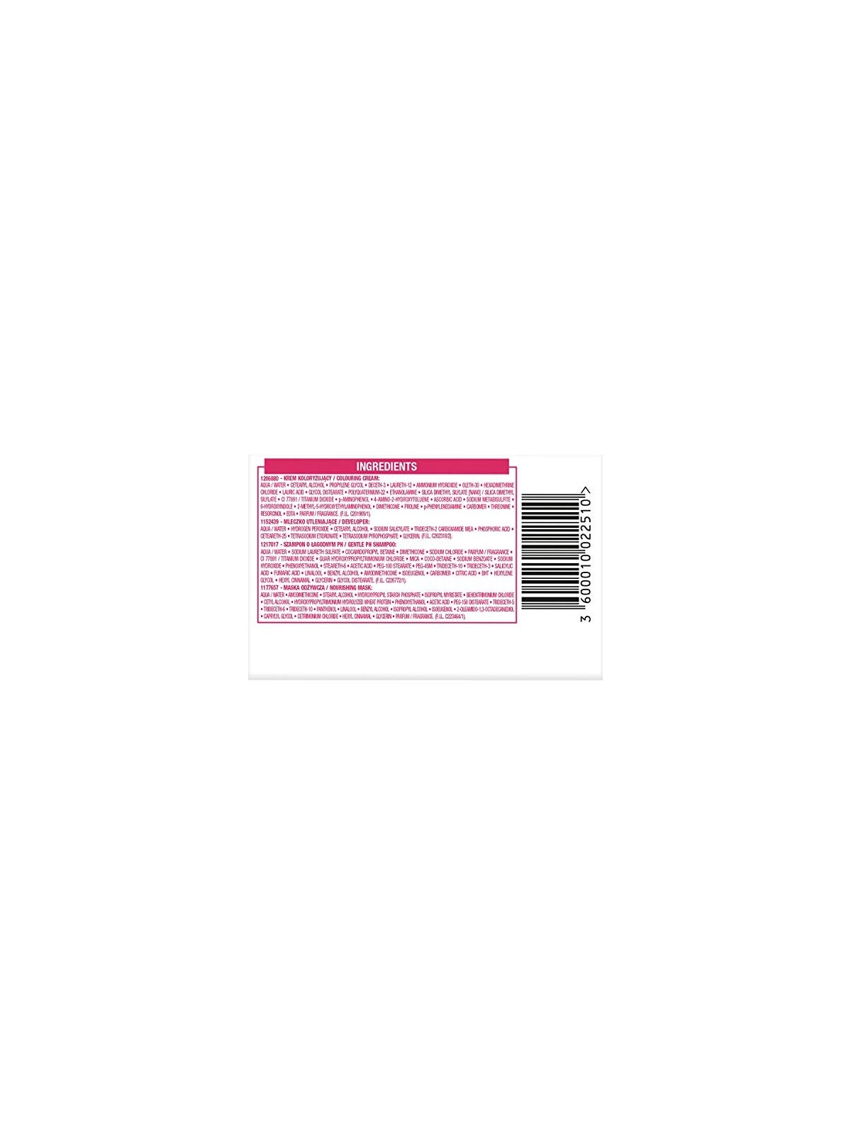 Tintura per capelli Excellence Creme 454 Castano Rame Mogano