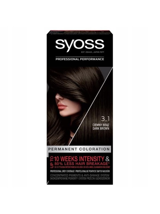 Colorazione permanente per capelli Syoss Donna 50ml