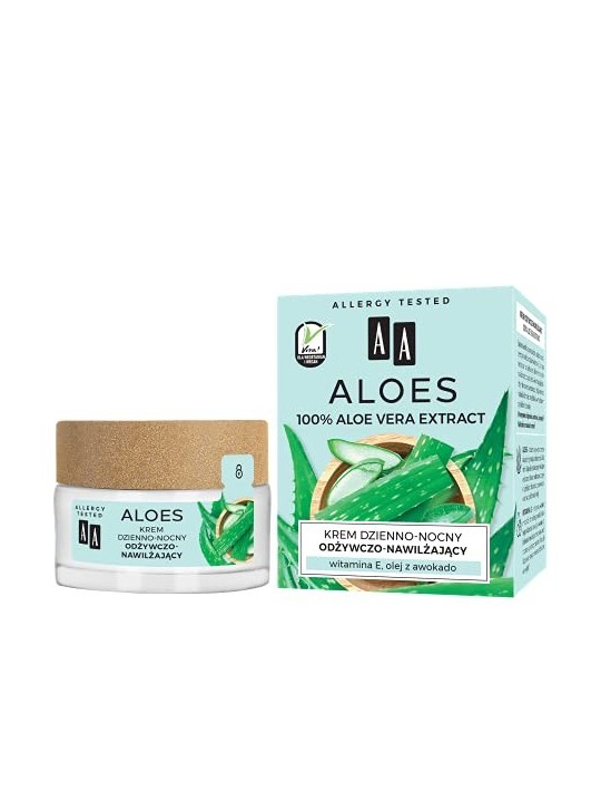 Crema nutriente e idratante AA Aloes Estratto di Aloe Vera al 100%