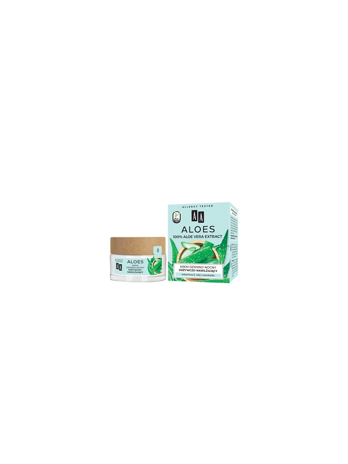 Crema nutriente e idratante AA Aloes Estratto di Aloe Vera al 100%