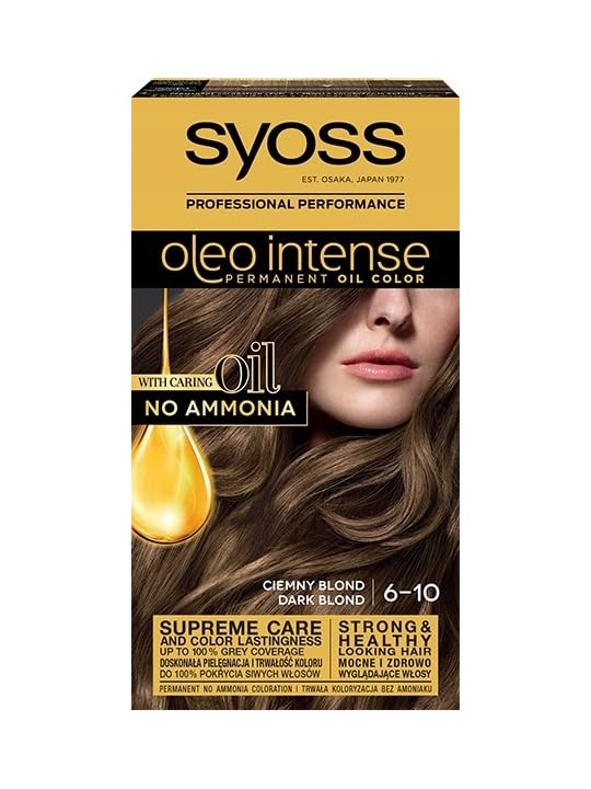 Syoss Oleo Intense Colore Permanente per Capelli con Olio Donna 50ml