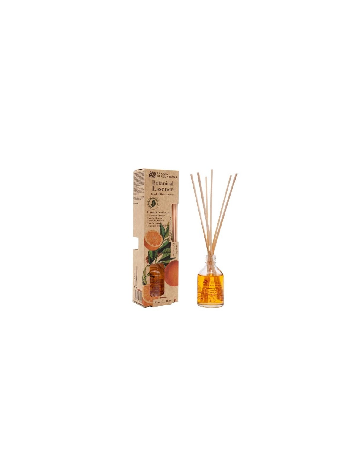 Botanical Essence Bastoncini profumati alla Cannella e Arancia 50ml