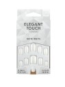 Unghie Elegant Touch COLORATE LUCIDE con colla squoval bianco puro donna