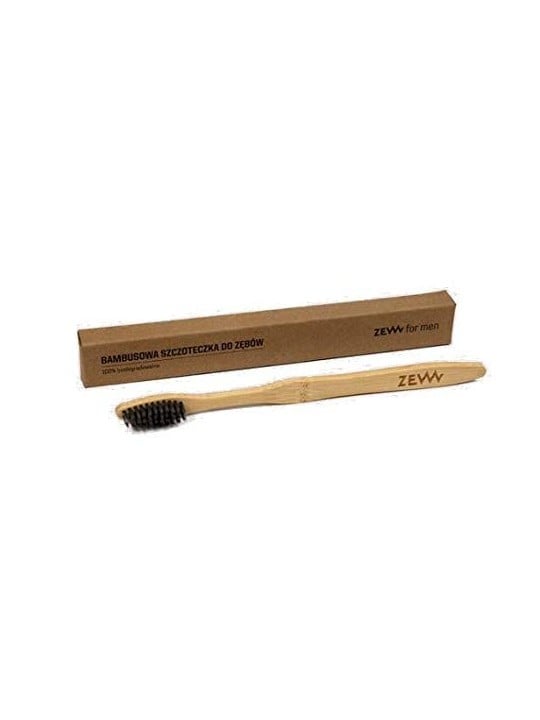ZEW FOR MEN Spazzolino da denti in bambï¿½ï¿½ biodegradabile per adulti