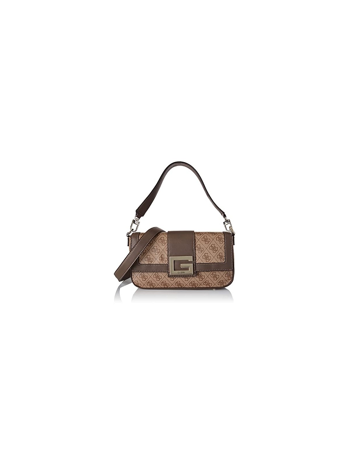 Guess Brightside Poliuretano Logo 4G Latte Donna