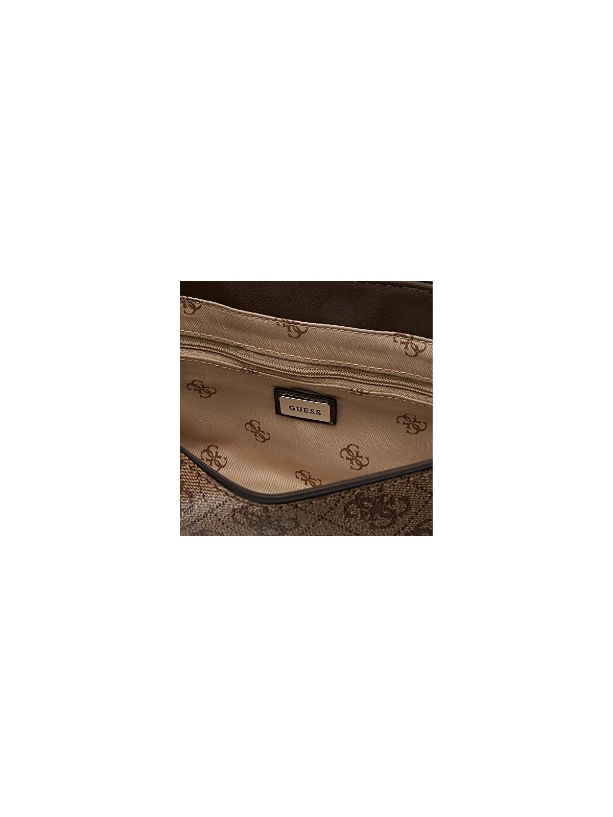 Guess Brightside Poliuretano Logo 4G Latte Donna