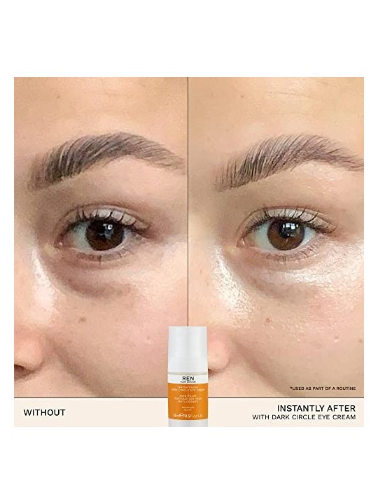REN Brightening Dark Circle Eye Cream unisex 15ml Radiance, All Skin Types