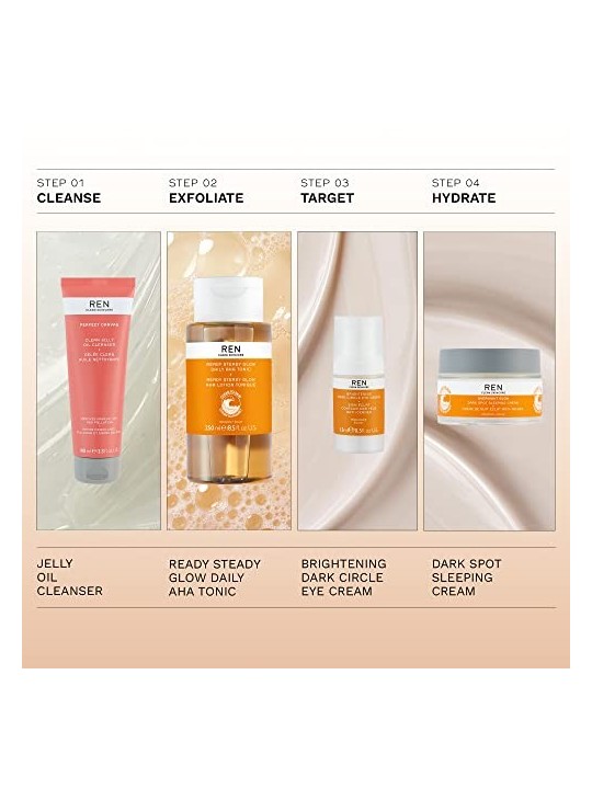 REN Brightening Dark Circle Eye Cream unisex 15ml Radiance, All Skin Types