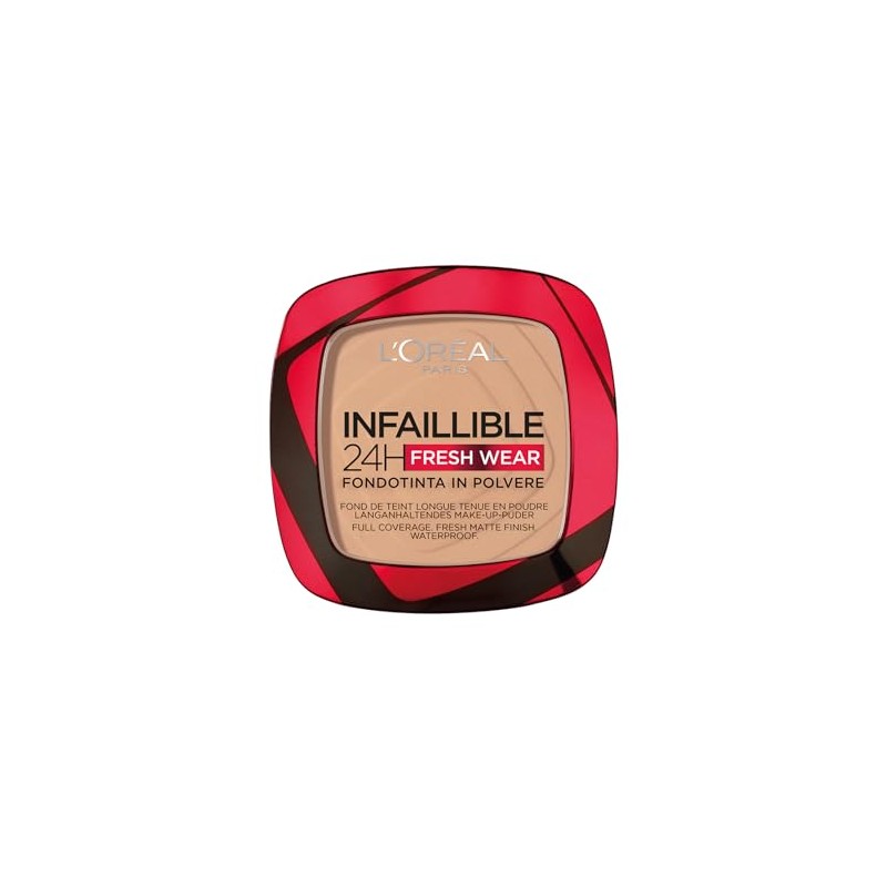 L'Oréal Paris Fondotinta Infallibile 24H Fresh Wear in polvere 9 g donna  120 Vanilla