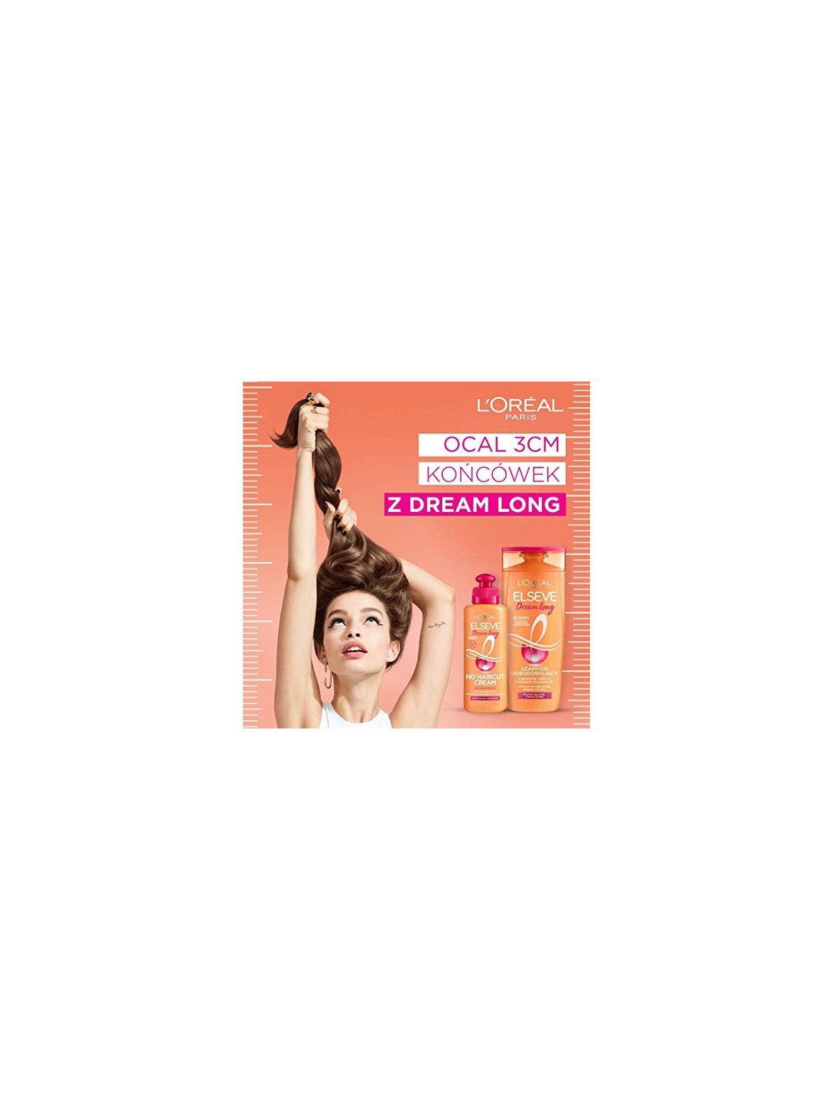 LOREAL Elseve Dream Long shampoo ricostruttore per capelli lunghi e danneggiati 400ml